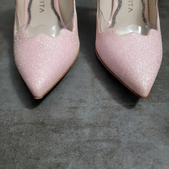 Francesca Bellavita Moon 100 Pumps, Pink, Women's Size EU 36.5 / US 6.5 - Picture 6 of 12